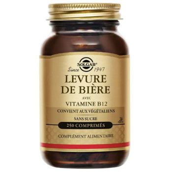Levure de Bière avec Vitamine B12 x250cpr Solgar