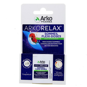 Arkorelax Sommeil Flexi-doses x60cpr sublinguaux Arkopharma