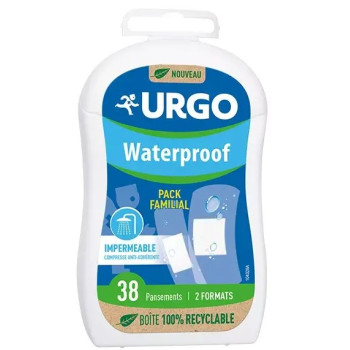 Pansements Waterproof x38 Pack Familial Urgo