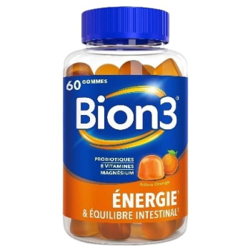 Bion 3 Gommes Énergie Arôme Orange x60