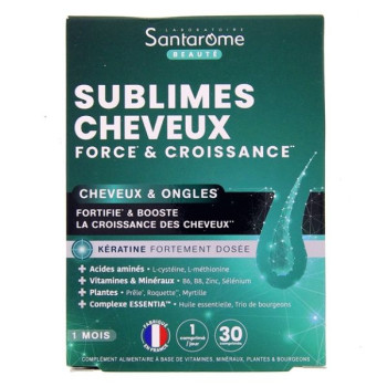 Sublime Cheveux Force & Croissance x30cpr Santarome
