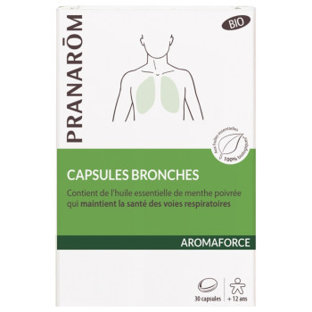 Aromaforce Capsules Bronches Bio x30 Pranarôm