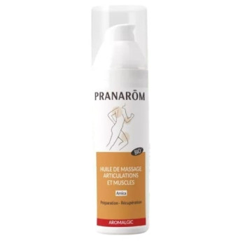 Aromalgic Huile de massage Articulations & Muscles Bio 100ml Pranarôm