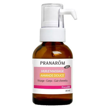 PranaBB Huile de massage Amande Douce Bio 30ml Pranarôm