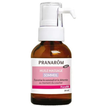 PranaBB Huile de massage Sommeil Bio 30ml Pranarôm
