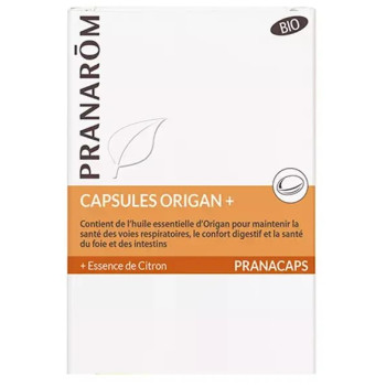 Pranacaps Capsules Origan+ Bio x30 capsules Pranarôm
